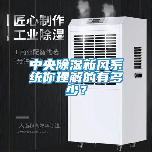 中央除濕新風(fēng)系統(tǒng)你理解的有多少？
