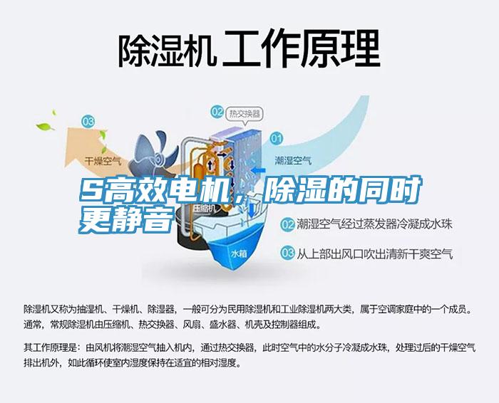 S高效電機，除濕的同時更靜音