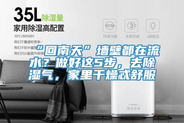 “回南天”墻壁都在流水？做好這5步，去除濕氣，家里干燥忒舒服
