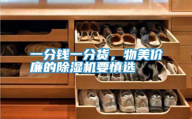 一分錢一分貨，物美價(jià)廉的除濕機(jī)要慎選