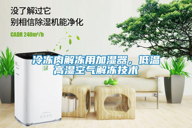 冷凍肉解凍用加濕器，低溫高濕空氣解凍技術