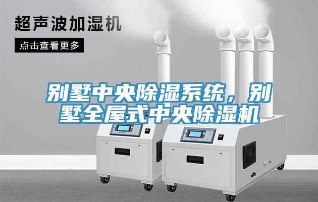 別墅中央除濕系統(tǒng)，別墅全屋式中央除濕機(jī)