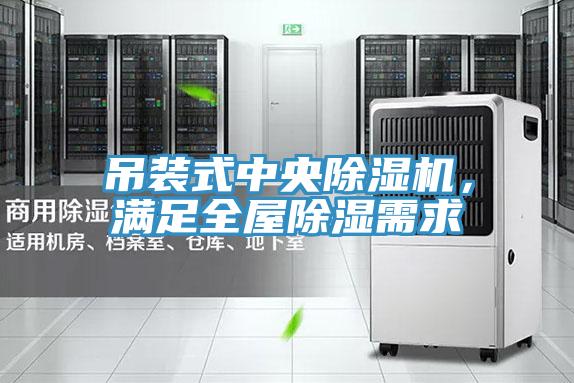 吊裝式中央除濕機，滿足全屋除濕需求