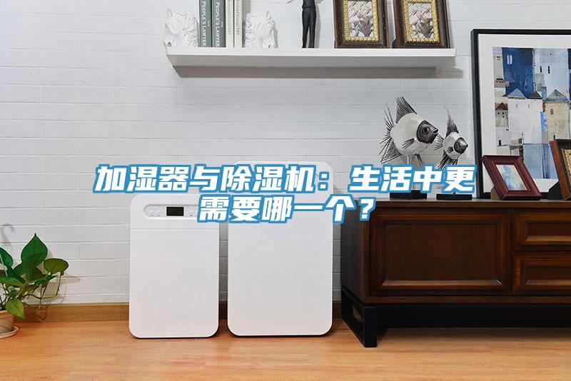 加濕器與除濕機：生活中更需要哪一個？