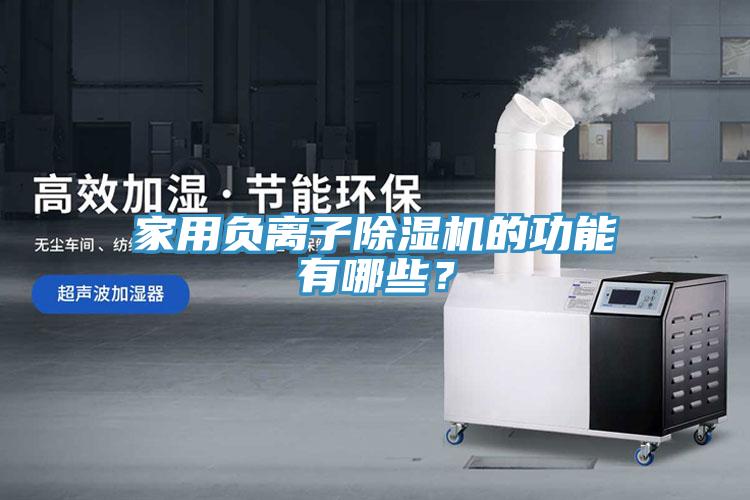家用負離子除濕機的功能有哪些？