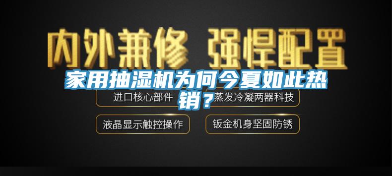 家用抽濕機為何今夏如此熱銷？