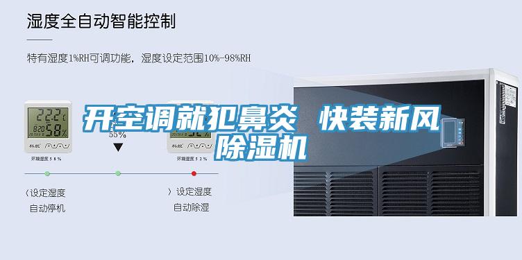 開空調(diào)就犯鼻炎 快裝新風(fēng)除濕機