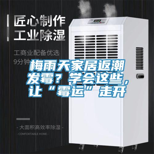 梅雨天家居返潮發(fā)霉？學(xué)會這些，讓“霉運(yùn)”走開