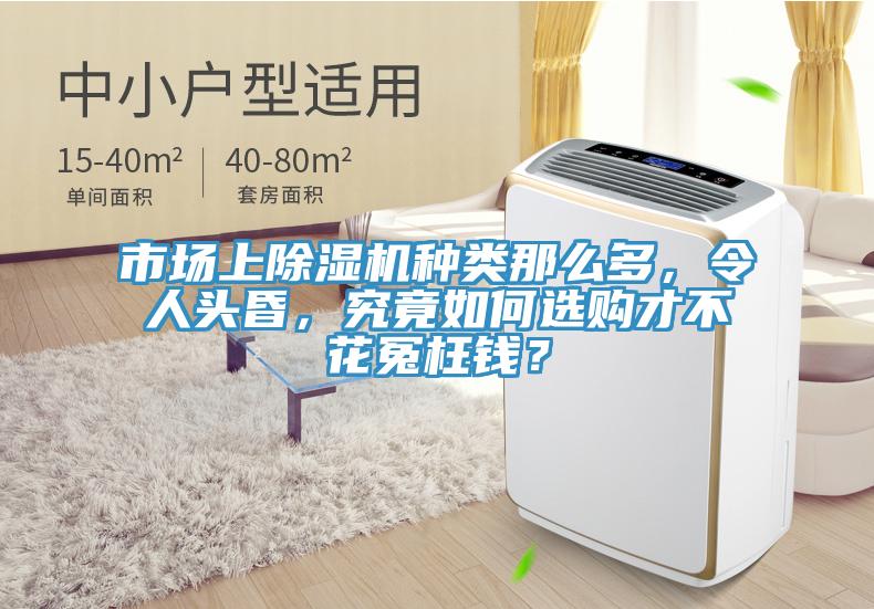 市場(chǎng)上除濕機(jī)種類那么多，令人頭昏，究竟如何選購才不花冤枉錢？