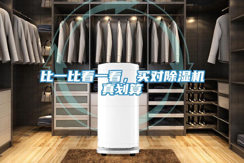 比一比看一看，買對除濕機真劃算
