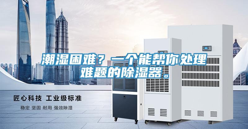 潮濕困難？一個能幫你處理難題的除濕器。