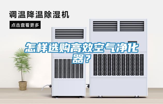 怎樣選購(gòu)高效空氣凈化器？