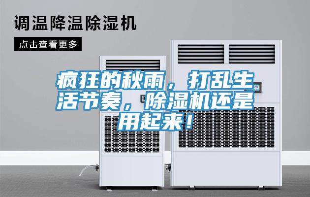 瘋狂的秋雨，打亂生活節(jié)奏，除濕機(jī)還是用起來(lái)！