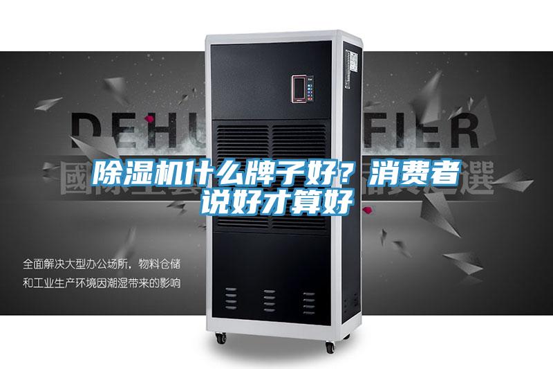 除濕機(jī)什么牌子好？消費(fèi)者說好才算好