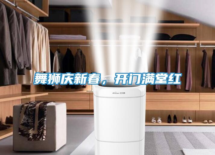 舞獅慶新春，開門滿堂紅