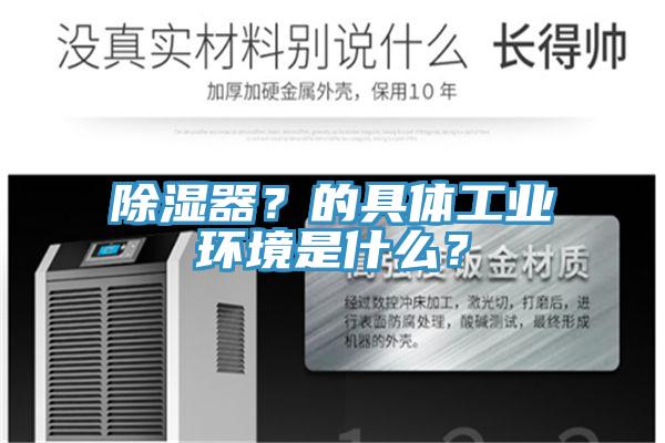 除濕器？的具體工業(yè)環(huán)境是什么？
