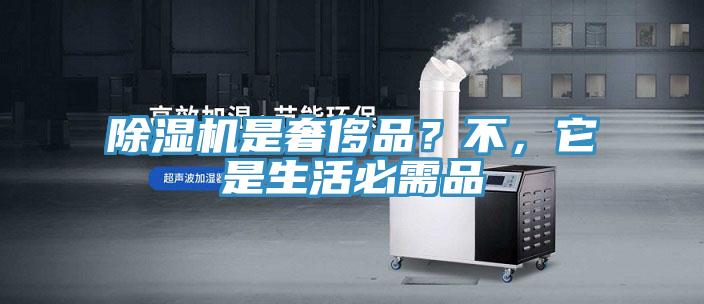 除濕機(jī)是奢侈品？不，它是生活必需品