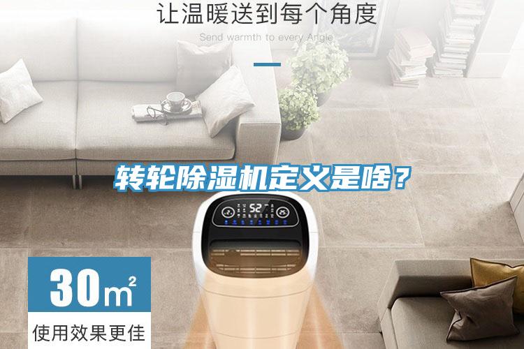 轉(zhuǎn)輪除濕機(jī)定義是啥？
