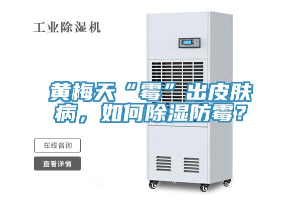 黃梅天“霉”出皮膚病，如何除濕防霉？