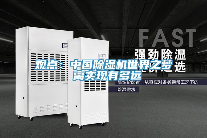 觀點：中國除濕機(jī)世界之夢 離實現(xiàn)有多遠(yuǎn)