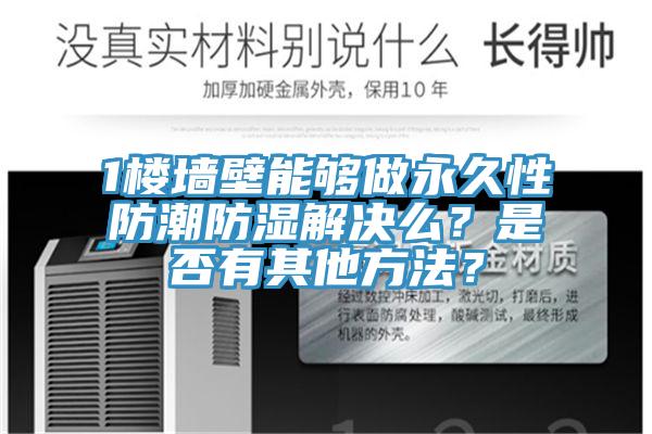 1樓墻壁能夠做永久性防潮防濕解決么？是否有其他方法？