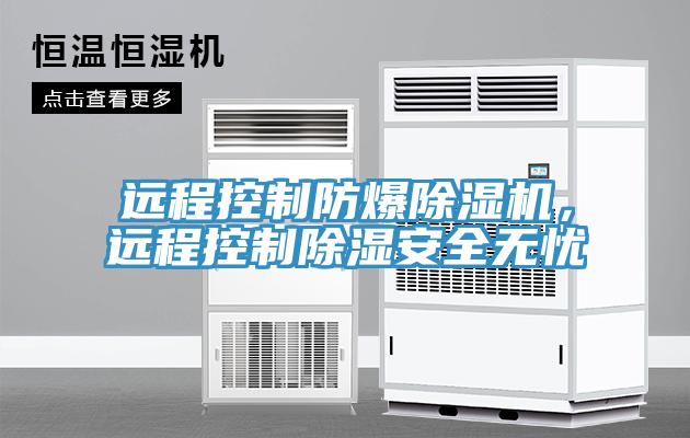 遠程控制防爆除濕機，遠程控制除濕安全無憂