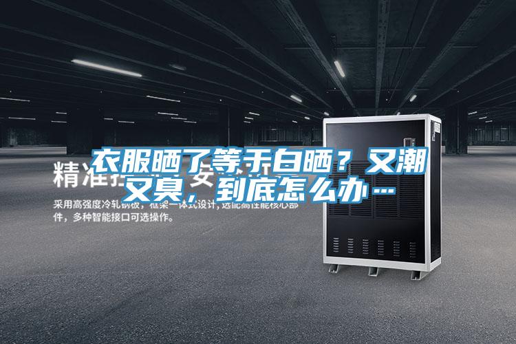 衣服曬了等于白曬？又潮又臭，到底怎么辦…