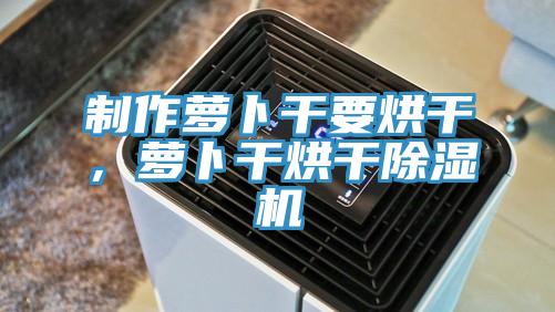 制作蘿卜干要烘干，蘿卜干烘干除濕機