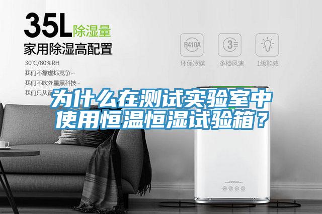 為什么在測試實(shí)驗(yàn)室中使用恒溫恒濕試驗(yàn)箱？
