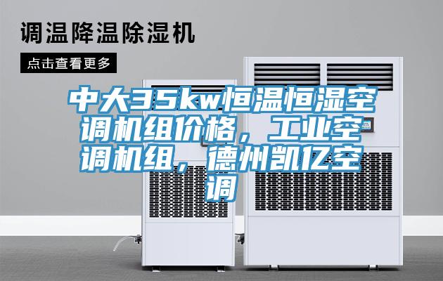 中大35kw恒溫恒濕空調(diào)機(jī)組價(jià)格，工業(yè)空調(diào)機(jī)組，德州凱億空調(diào)