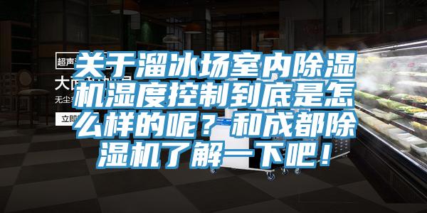 關(guān)于溜冰場室內(nèi)除濕機(jī)濕度控制到底是怎么樣的呢？和成都除濕機(jī)了解一下吧！