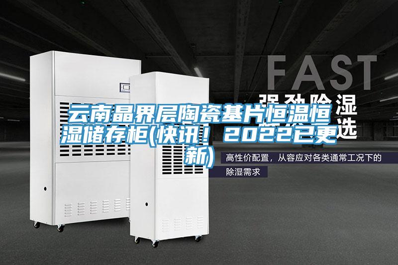 云南晶界層陶瓷基片恒溫恒濕儲(chǔ)存柜(快訊！2022已更新)