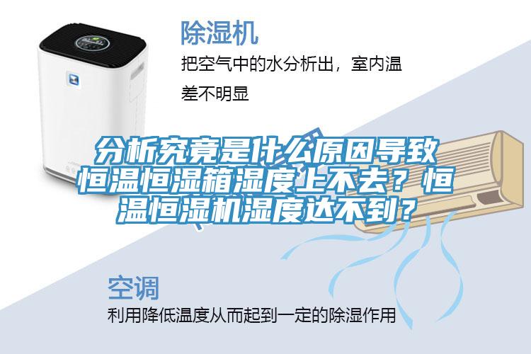 分析究竟是什么原因導致恒溫恒濕箱濕度上不去？恒溫恒濕機濕度達不到？