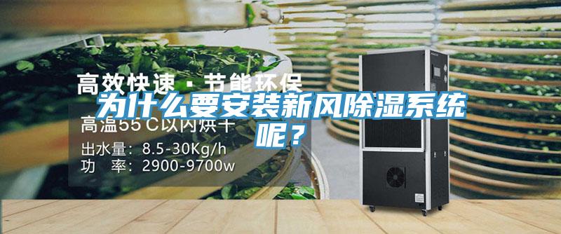 為什么要安裝新風除濕系統(tǒng)呢？