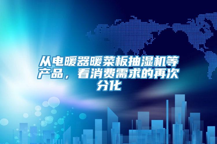 從電暖器暖菜板抽濕機(jī)等產(chǎn)品，看消費(fèi)需求的再次分化