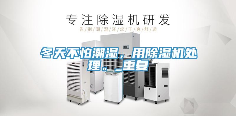 冬天不怕潮濕，用除濕機處理。_重復