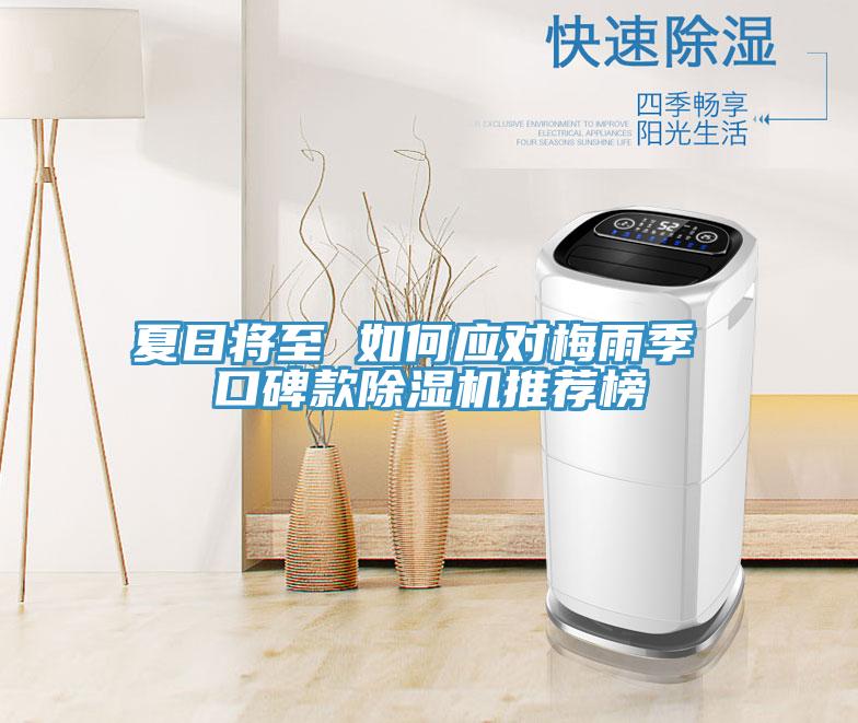夏日將至 如何應(yīng)對梅雨季 口碑款除濕機推薦榜