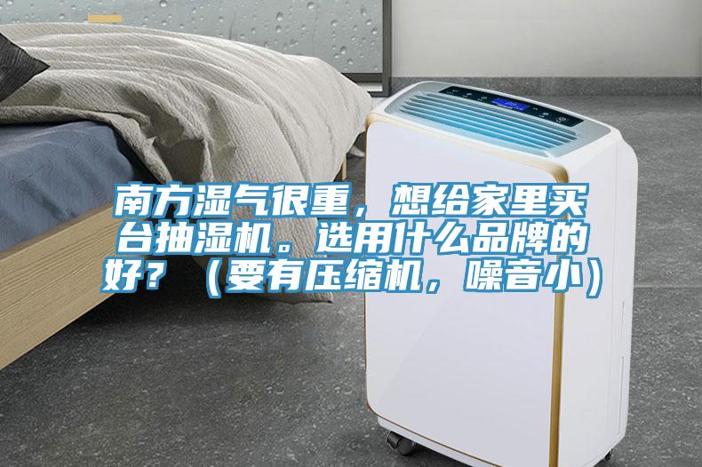 南方濕氣很重，想給家里買臺(tái)抽濕機(jī)。選用什么品牌的好？（要有壓縮機(jī)，噪音?。?></div>
								<div   id=
