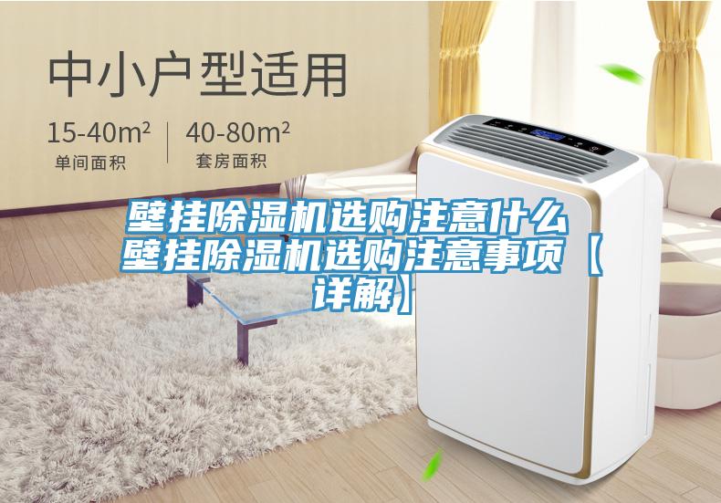 壁掛除濕機(jī)選購注意什么 壁掛除濕機(jī)選購注意事項【詳解】