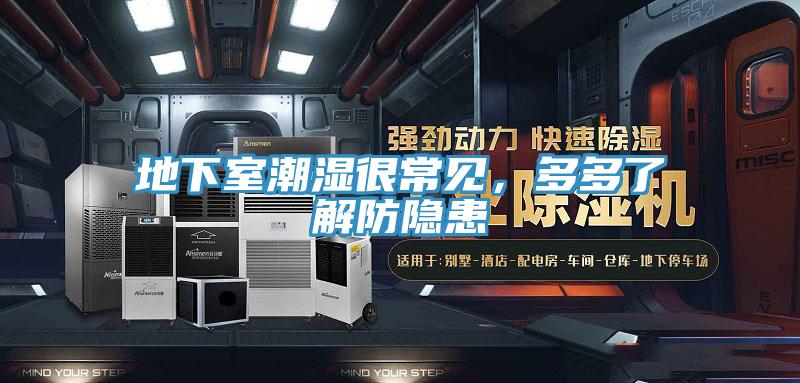 地下室潮濕很常見，多多了解防隱患