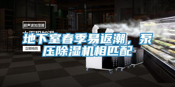 地下室春季易返潮，泵壓除濕機相匹配