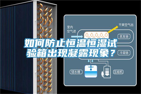 如何防止恒溫恒濕試驗(yàn)箱出現(xiàn)凝露現(xiàn)象？