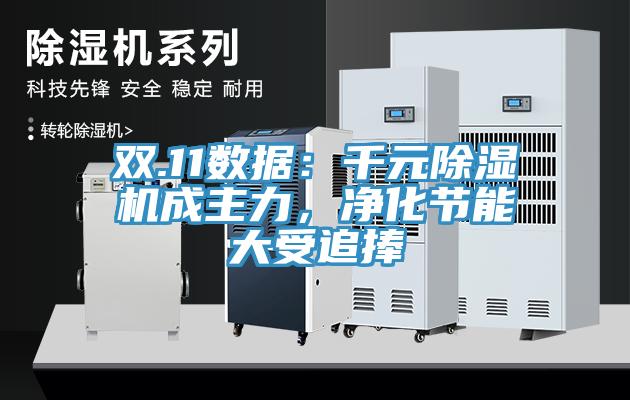 雙.11數(shù)據(jù)：千元除濕機(jī)成主力，凈化節(jié)能大受追捧
