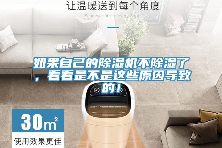 如果自己的除濕機(jī)不除濕了，看看是不是這些原因?qū)е碌模?></div>
								<div   id=