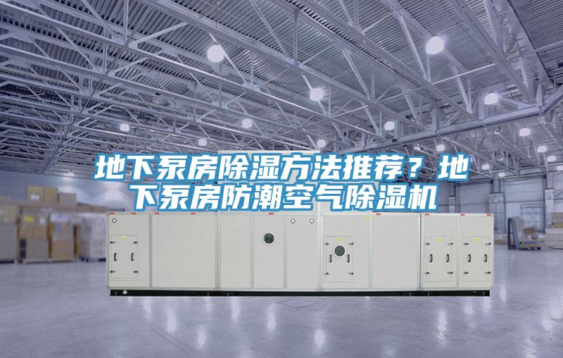 地下泵房除濕方法推薦？地下泵房防潮空氣除濕機(jī)