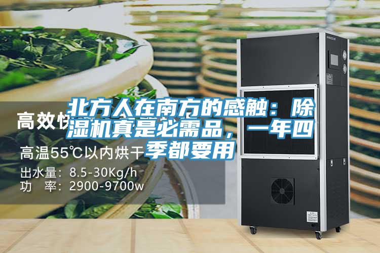 北方人在南方的感觸：除濕機(jī)真是必需品，一年四季都要用