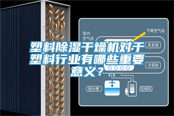 塑料除濕干燥機(jī)對(duì)于塑料行業(yè)有哪些重要意義？