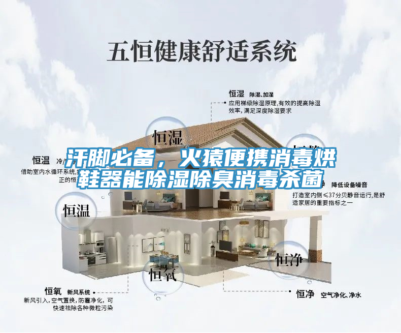 汗腳必備，火猿便攜消毒烘鞋器能除濕除臭消毒殺菌