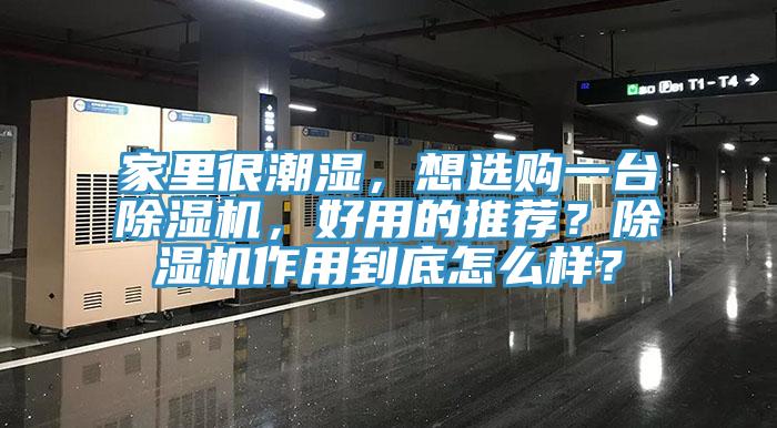 家里很潮濕，想選購一臺除濕機，好用的推薦？除濕機作用到底怎么樣？
