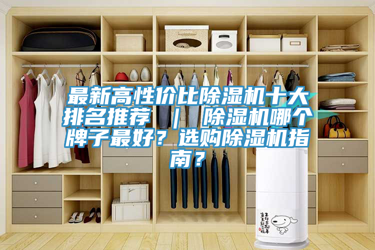 最新高性價比除濕機十大排名推薦 ｜ 除濕機哪個牌子最好？選購除濕機指南？